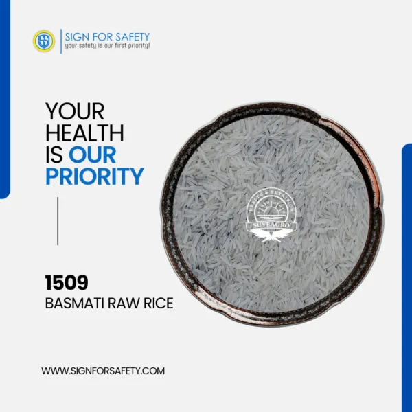 1509 Raw Basmati Rice - Quality product from India