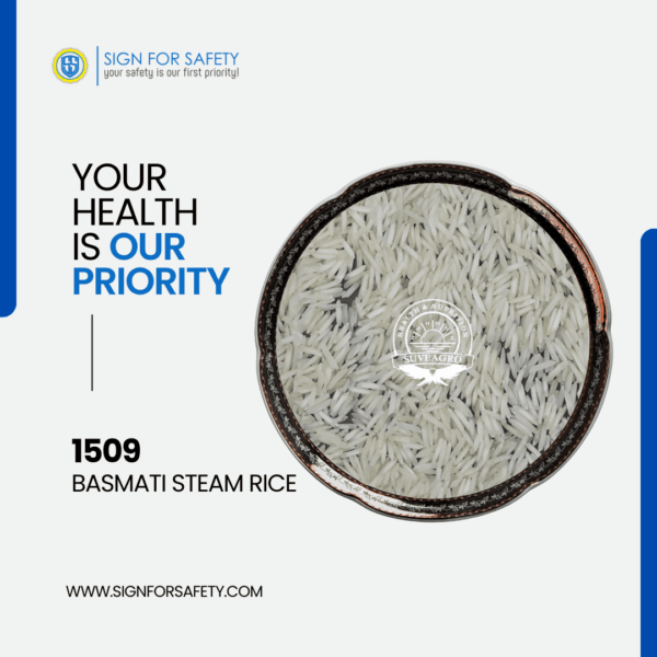 1509 Basmati Steam Rice - Quality product from India