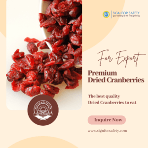 Premium Dried Cranberries from India