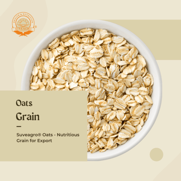 Premium oats sourced from Suveagro® for export.