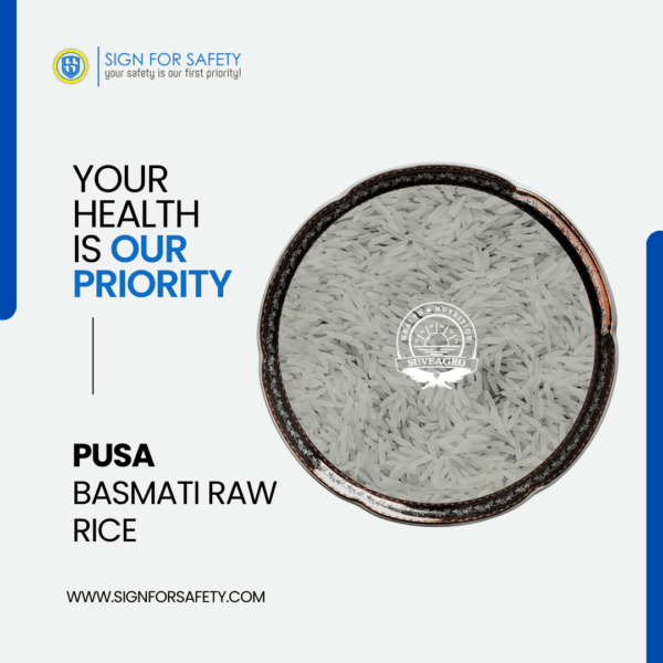 Suveagro® Pusa Basmati Raw Rice - Quality product from India.