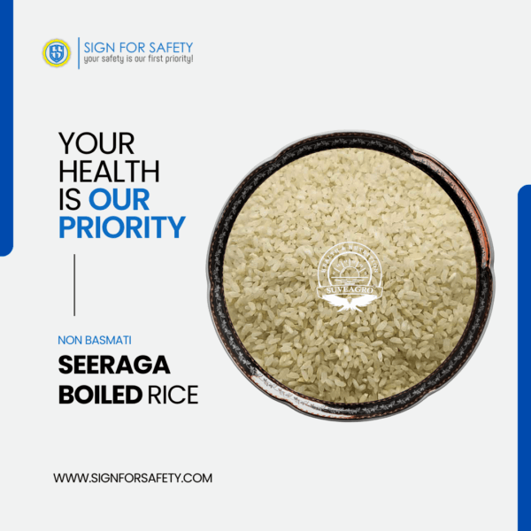 Suveagro® Seeraga Boiled Rice – Quality small grain rice from India.