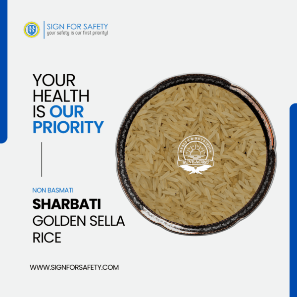 Suveagro® Sharbati Golden Sella Non Basmati Rice – Indian Golden Rice.