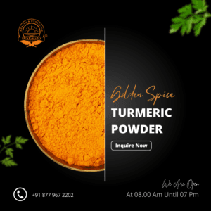 High-quality turmeric powder in a wooden bowl, highlighting its vibrant color.