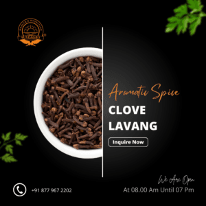 Clove bulk supply for sweet and savory culinary uses.