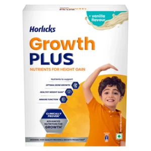 Horlicks Growth Plus Vanilla Flavour 500g, Health Drink for Children in Bulk Supply