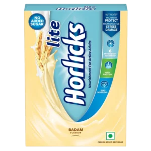 Horlicks Lite Badam Flavour 400g BIB, Stress Relief Drink for Adults in Bulk Supply