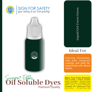 Vibrant Forest Green SUVEAGRO® Liquid Gel Dye for Culinary Creations